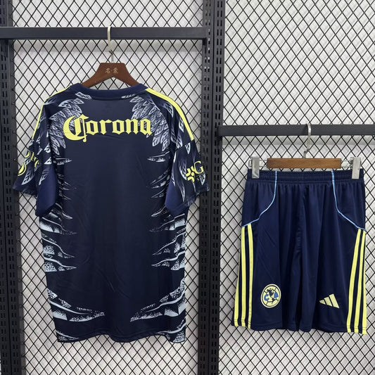 Club America Away With Pants Sets Fans Football Jersey 2025/2026