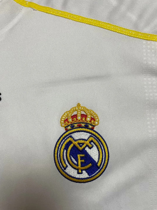 Retro Real Madrid Long Home Football Jersey 2009/2010