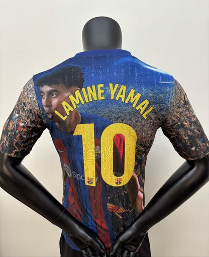Barcelona Special Edition Player #10 LAMINE YAMAL Football Jersey 2025/2026