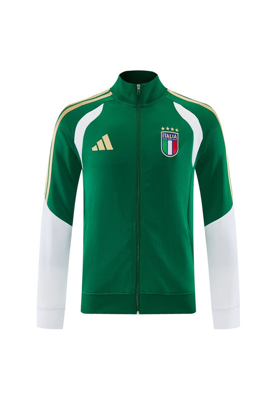 Italy Jacket Tracksuit Green Jacket Jersey 2026/2027
