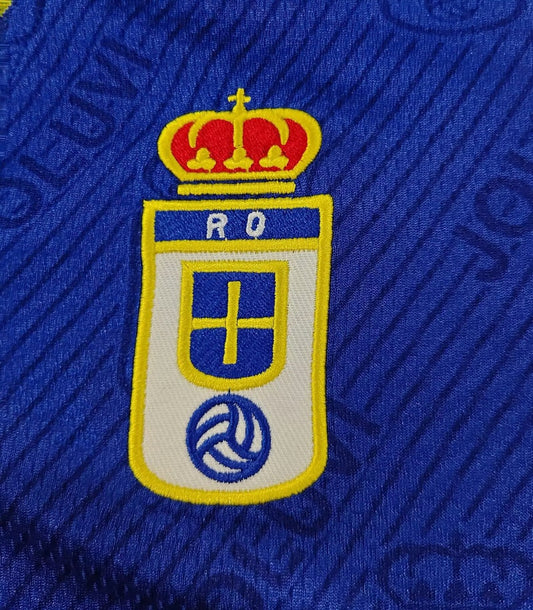 Retro Real Oviedo Home Fans Football Jersey 1995