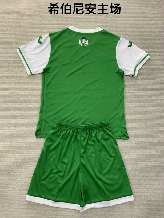 Hibernian F.C Home Kids Football Jersey 2024/2025