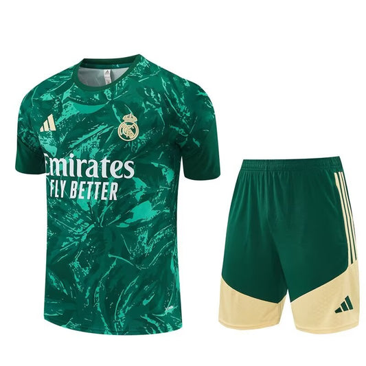 Real Madrid Training Green With Pants Sets (16-2XL) Football Jersey 2026/2027