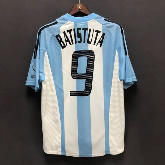 Retro Argentina Home Football Jersey 2002