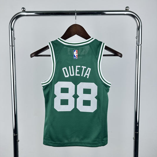 Boston Celtics Green Kids # #88 QUETA NBA Jerseys