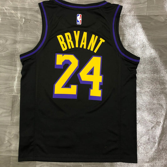 Los Angeles Lakers Latin Black Kobe #24 BRYANT NBA Season Jerseys