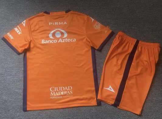 Puebla Third Away Orange Kids1:1 Quality Football Jersey 2025/2026