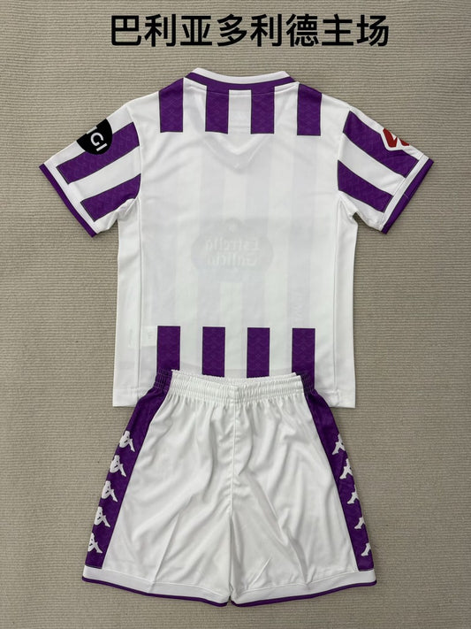 Valladolid Home Kids Football Jersey 2025/2026 (Kids And Man )