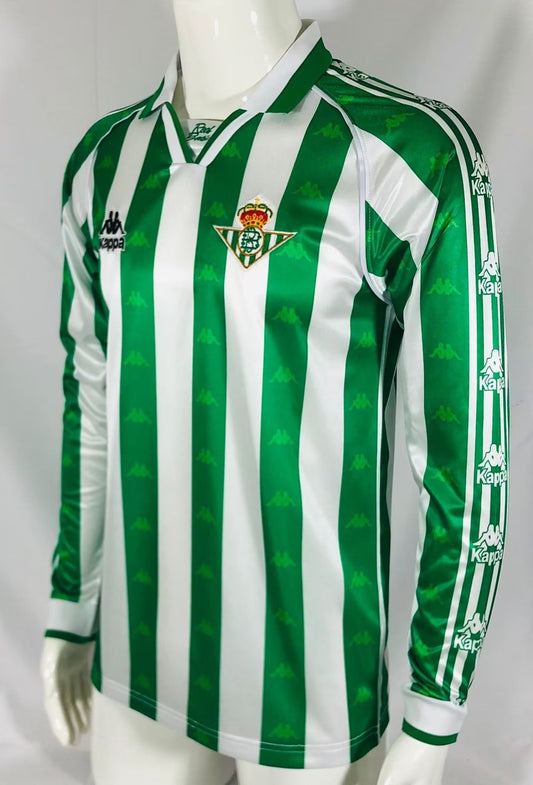 Retro Real Betis Home Long Sleeve Football Jersey 1995/1997