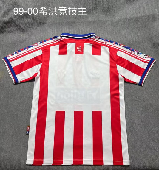 Retro Sporting De Gijon Home Football Jersey 1999/2000