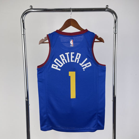 Denver Nuggets Blue #1 PORTER JR. NBA Season Jerseys 2021
