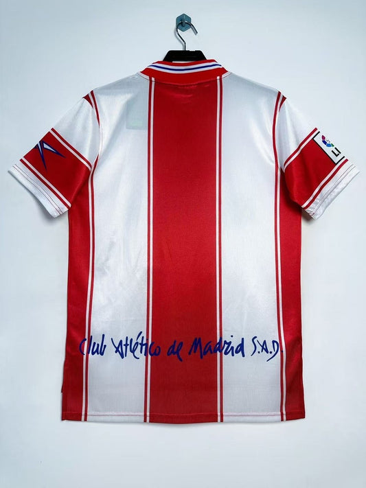 Retro Atletico Madrid Home Football Jersey 1999/2000