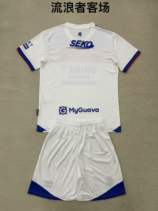 Rangers Away Kids Football Jersey 2025/2026