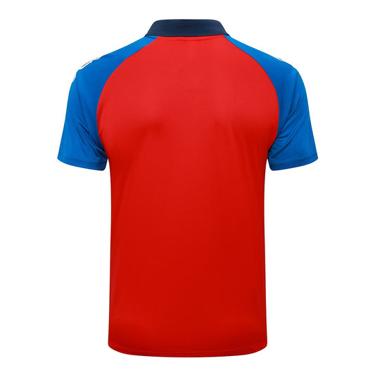 Spain Polo Fans Red Football Jersey 2024/2025