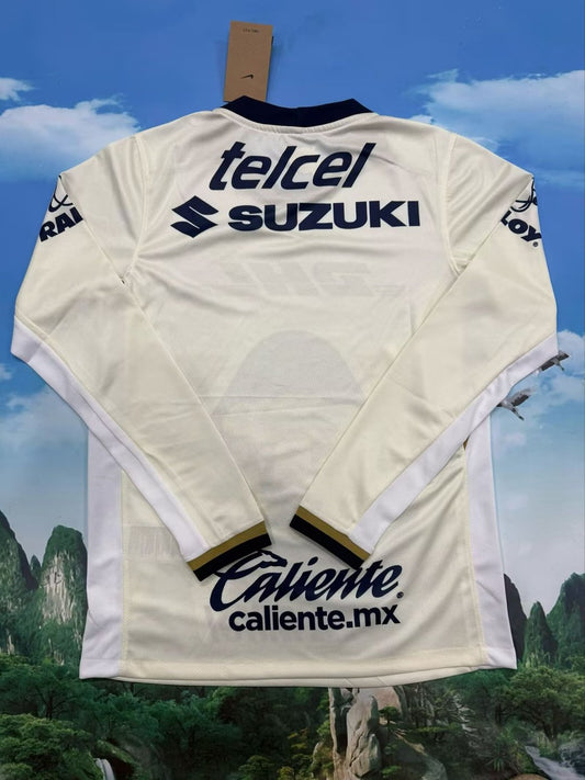 Pumas Home Long Sleeve Fans Football Jersey 2025/2026