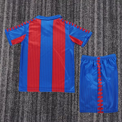 Retro Barcelona Home Kids Football Jersey 1989/1992
