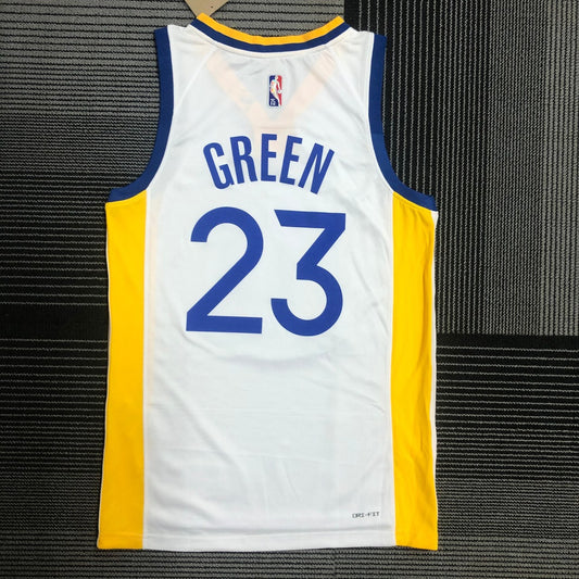 Golden State Warriors White #23 CREEN NBA Season Jerseys 75 Year