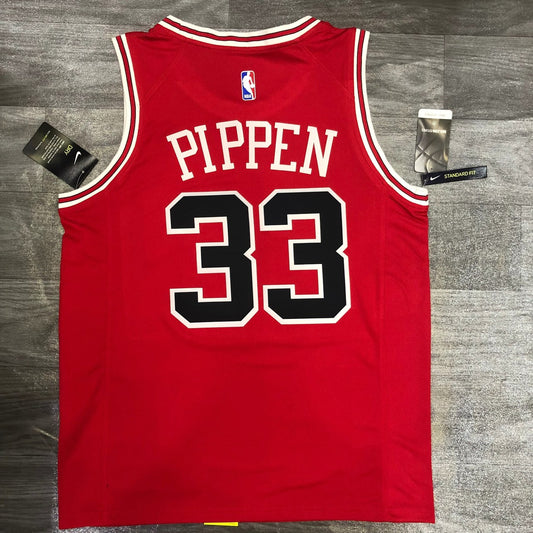 Chicago Bulls Red #33 PIPPEN NBA Season Jerseys
