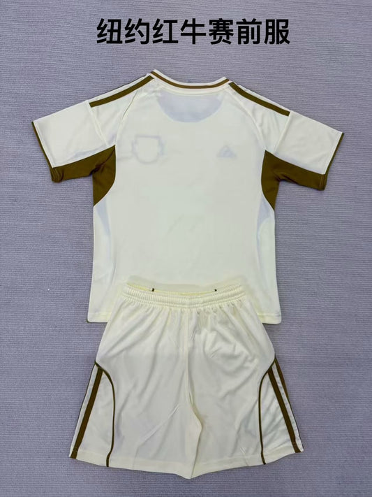 New York Red Bulls Pre Match Uniform Fans Kits Football Jersey 2025/2026 (Kids And Man )