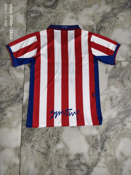 Retro Sporting De Gijon Home Football Jersey 2002/2003