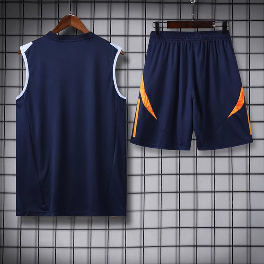 Real Madrid Training Clothing Vest Set Football Jersey 2024/2025
