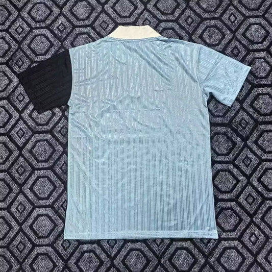 Retro Adidas Clover Oasis Blue Fans Football Jersey 1996