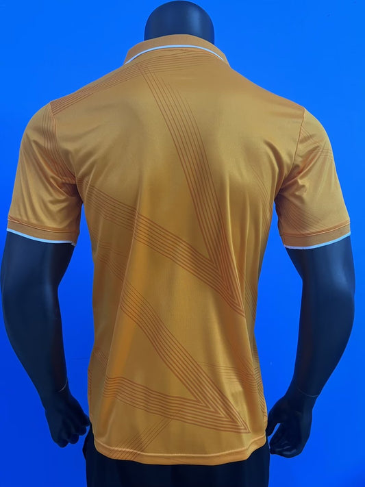Real Madrid Polo Fans Orange #7 RONALDO Football Jersey 2025/2026