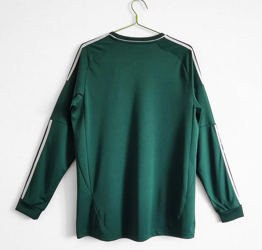 Retro Real Madrid Green Third Long Sleeve Football Jersey 2012/2013