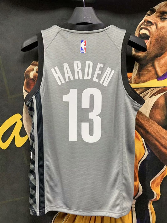 NBA Nets Grey Harden No.13
