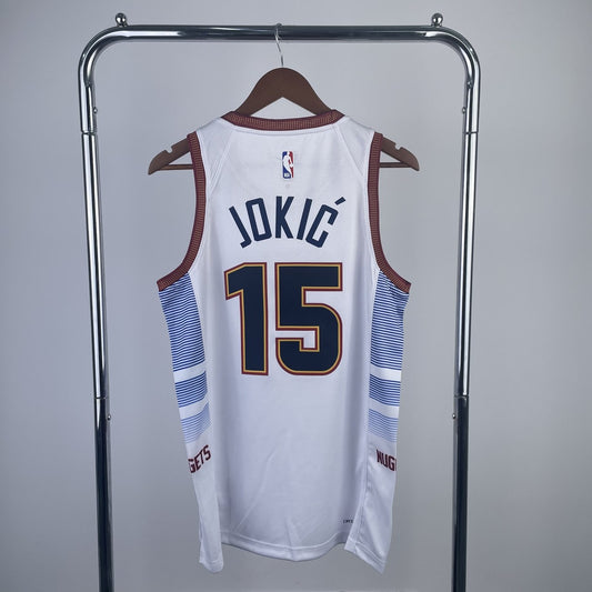 Denver Nuggets City Edition White #15 JOKIC NBA Season Jerseys 2023