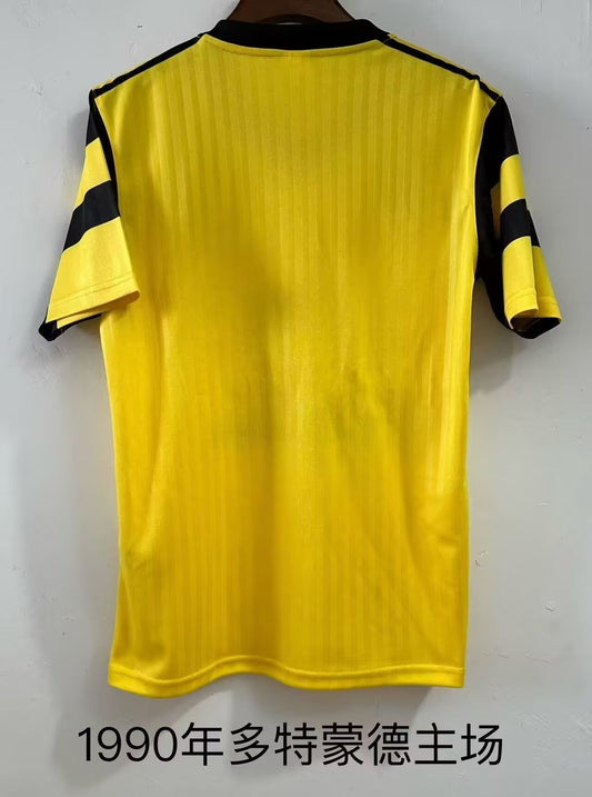 Retro Dortmund Home Yellow Football Jersey 1990