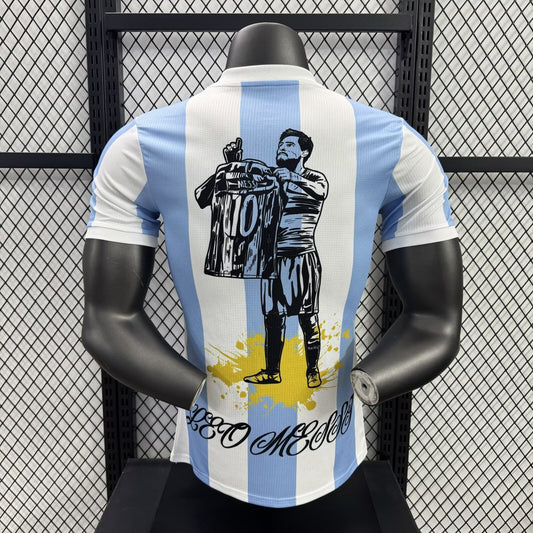 Argentina 50Th Anniversary Graffiti Version Player Football Jersey 2025/2026