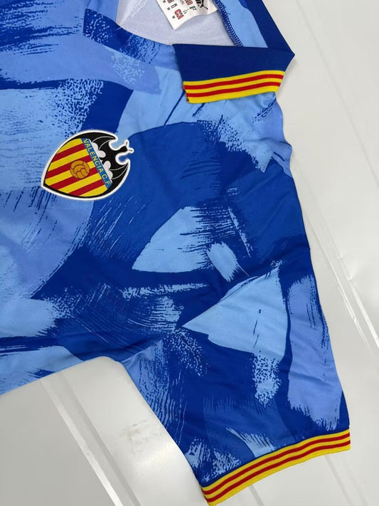 Retro Valencia Away Fans Football Jersey 1990/1991