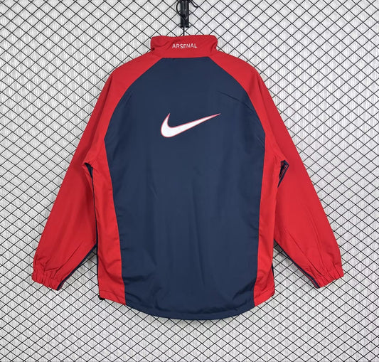 Retro Arsenal Windbreaker Blue Football Jersey 1998/1999