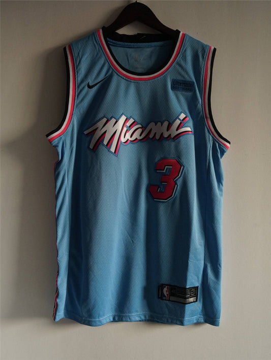 NBA New Season Heat (New Fabric Print) No.3 Wade Blue City Edition