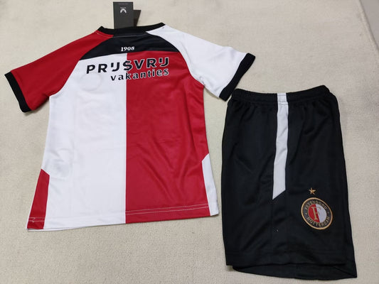 Feyenoord Rotterdam Home Kids Football Jersey 2024/2025