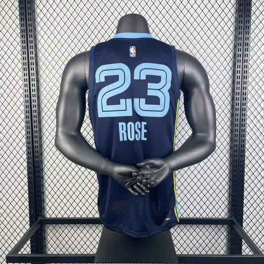 Memphis Grizzlies Blue #23 ROSE NBA Jerseys 2023