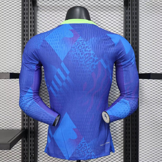 Brazil Away Long Player Football Jersey 2025/2026