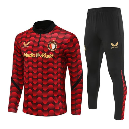 Feyenoord Training Tracksuit Red (Kids And Man ) 2025/2026