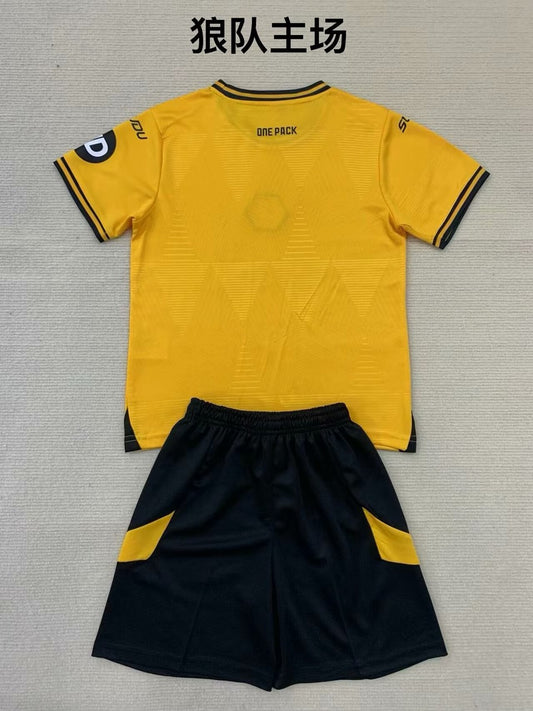 Wolves Home Kids Football Jersey 2024/2025