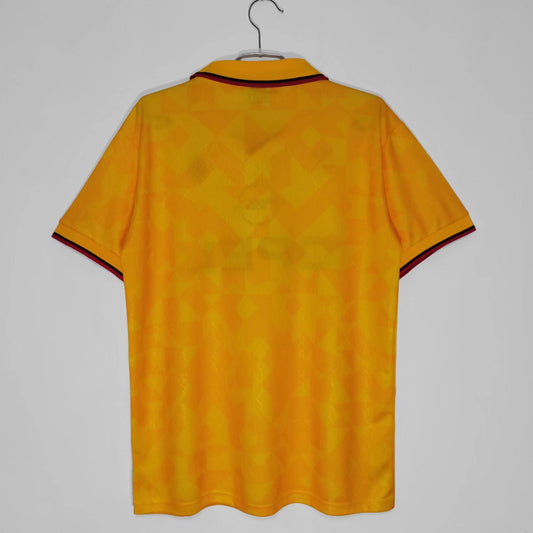 Retro AC Milan Away Yellow Football Jersey 1995/1996