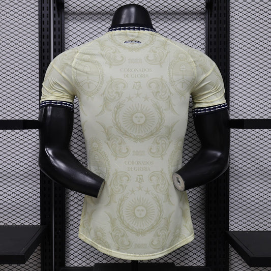 Argentina Special Edition Player Yellow Football Jersey 2026/2027
