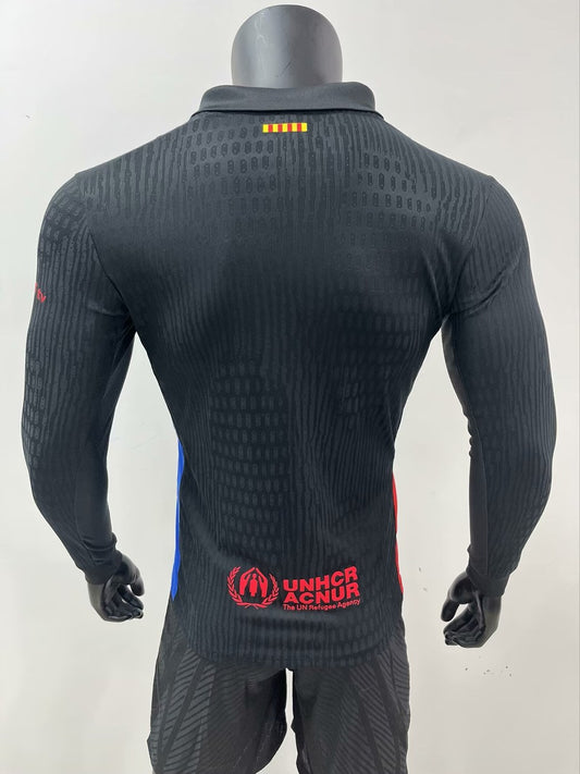 Barcelona Away Long Travis Scott Co Branded Version Special Edition Player Football Jersey 2025/2026