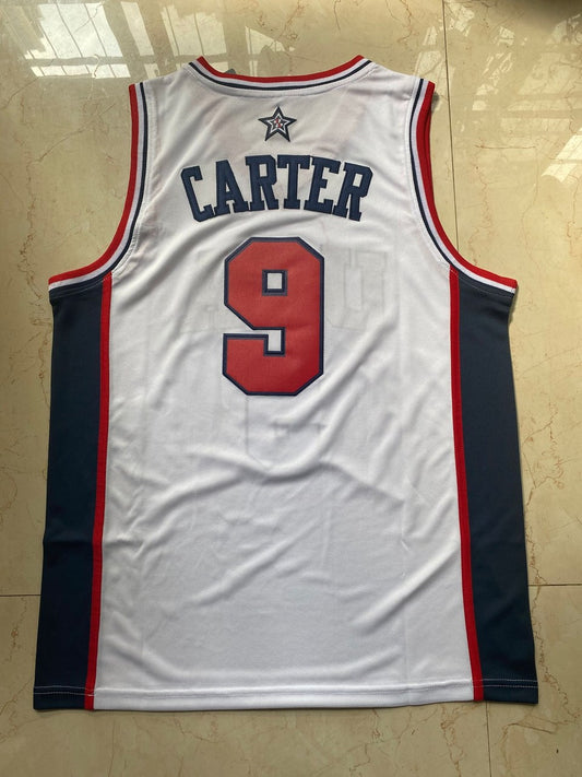 2000 Carter Death Button White Jersey