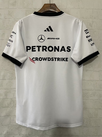 F1 Mercedes-Benz White Short Sleeve Racing Suit 2026