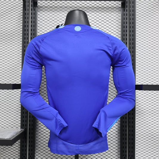 Argentina Away Long Sleeve Player Football Jersey 2024/2025（With Gold Patch）