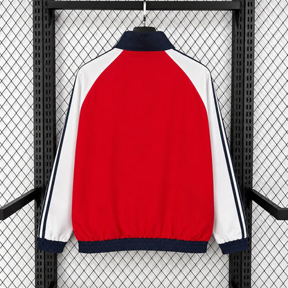Cop Arsenal Windbreaker Waterproof White Red Football Jersey 2026/2027