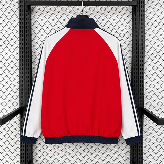 Cop Arsenal Windbreaker Waterproof White Red Football Jersey 2026/2027