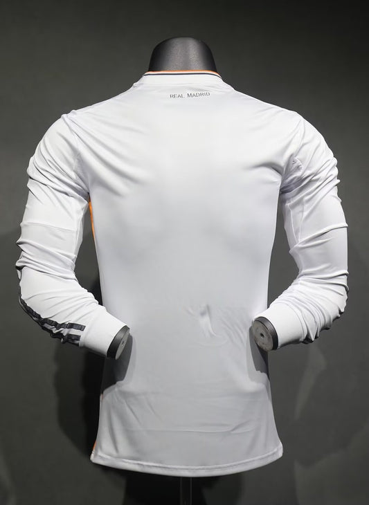 Retro Real Madrid Player Long Home Football Jersey 2013/2014