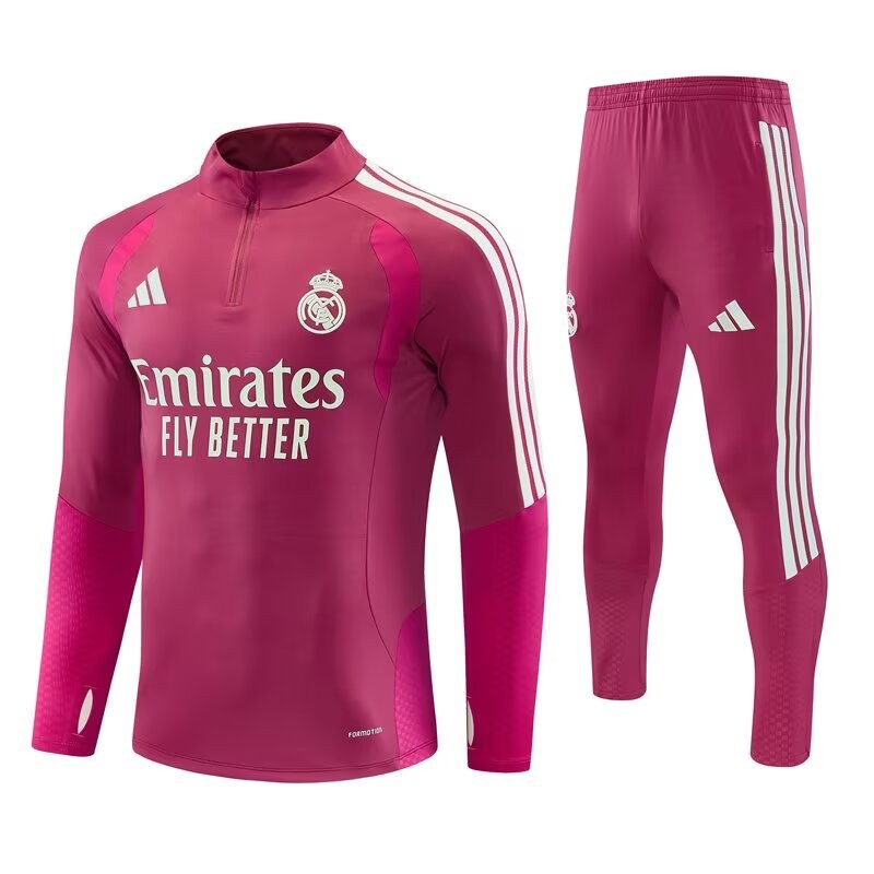 Real Madrid Training Tracksuit Red (Kids And Man 10-2XL) 2026/2027